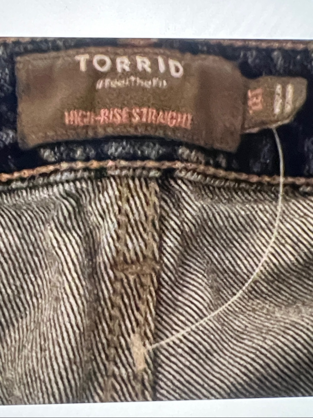 Torrid High Rise Straight Jeans - Picture 4 of 5